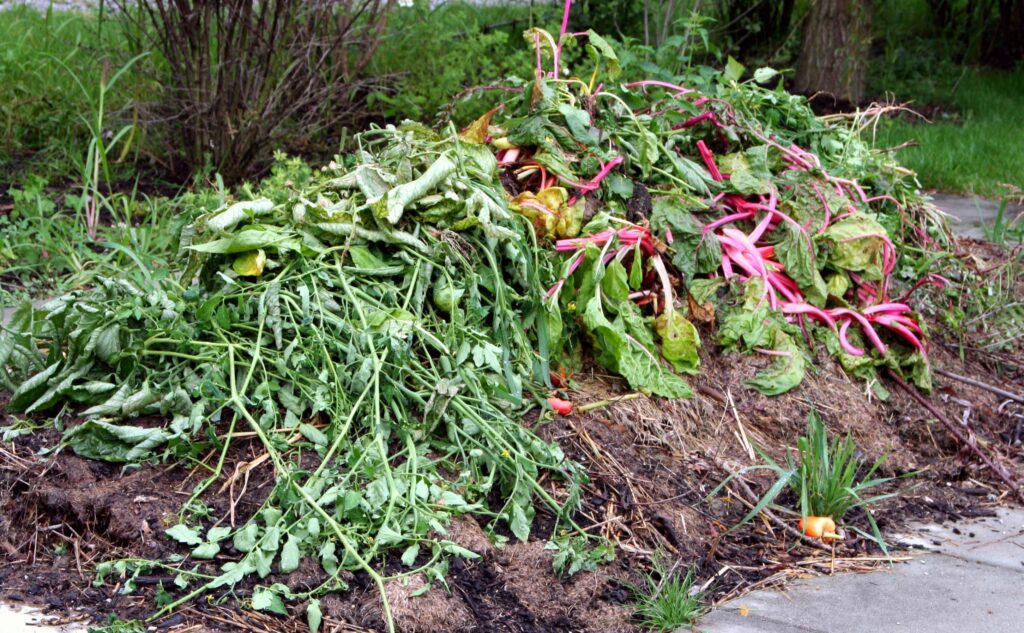 Kompostni kup brez opore