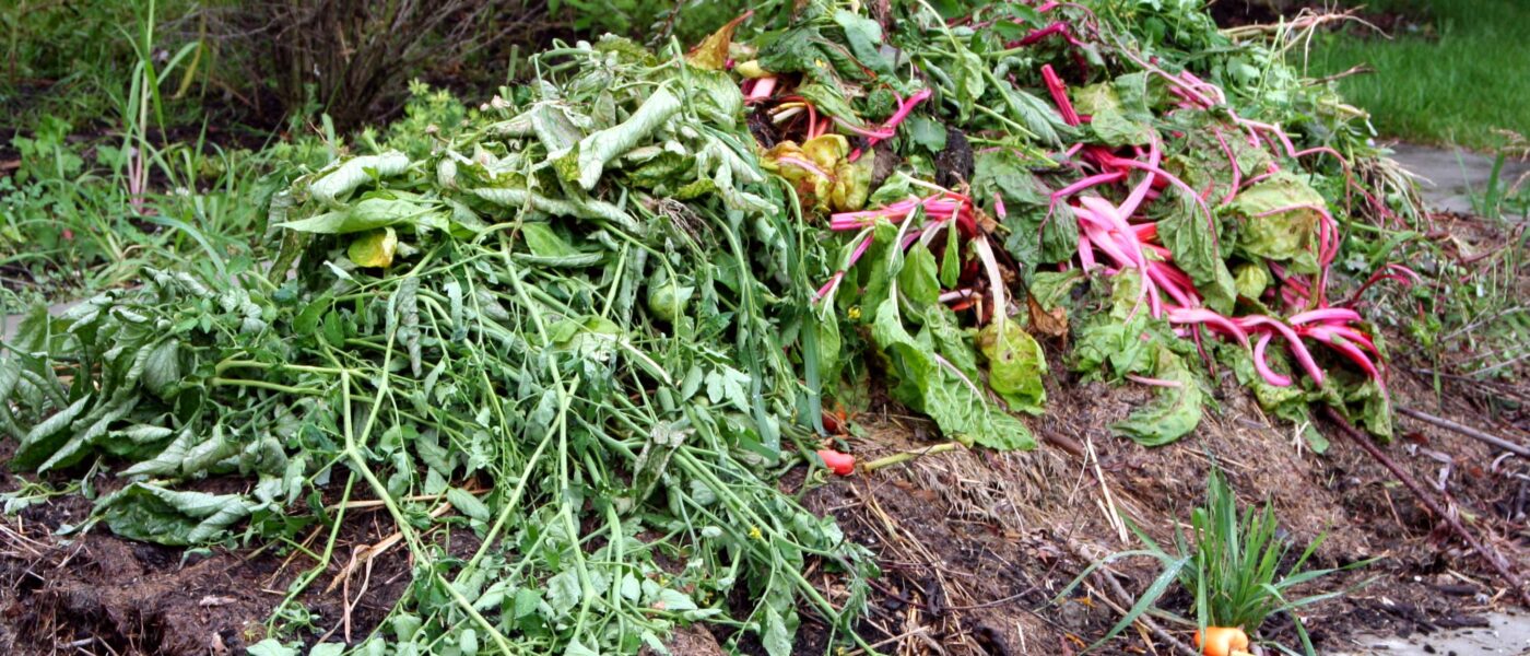 Kompostni kup brez opore