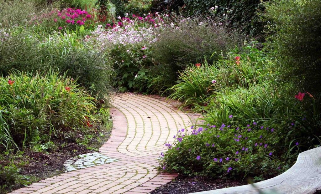 Primer tlakovane potke iz opeke