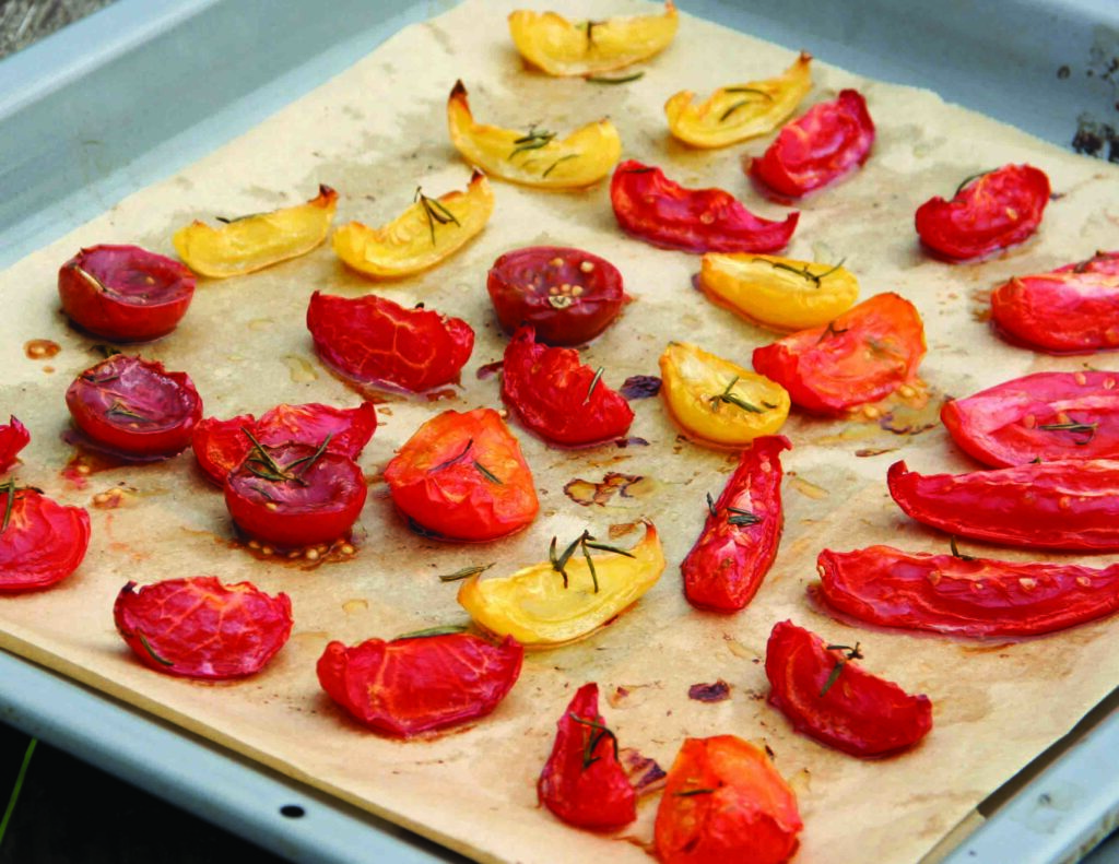 Sušenje plodov paradižnika