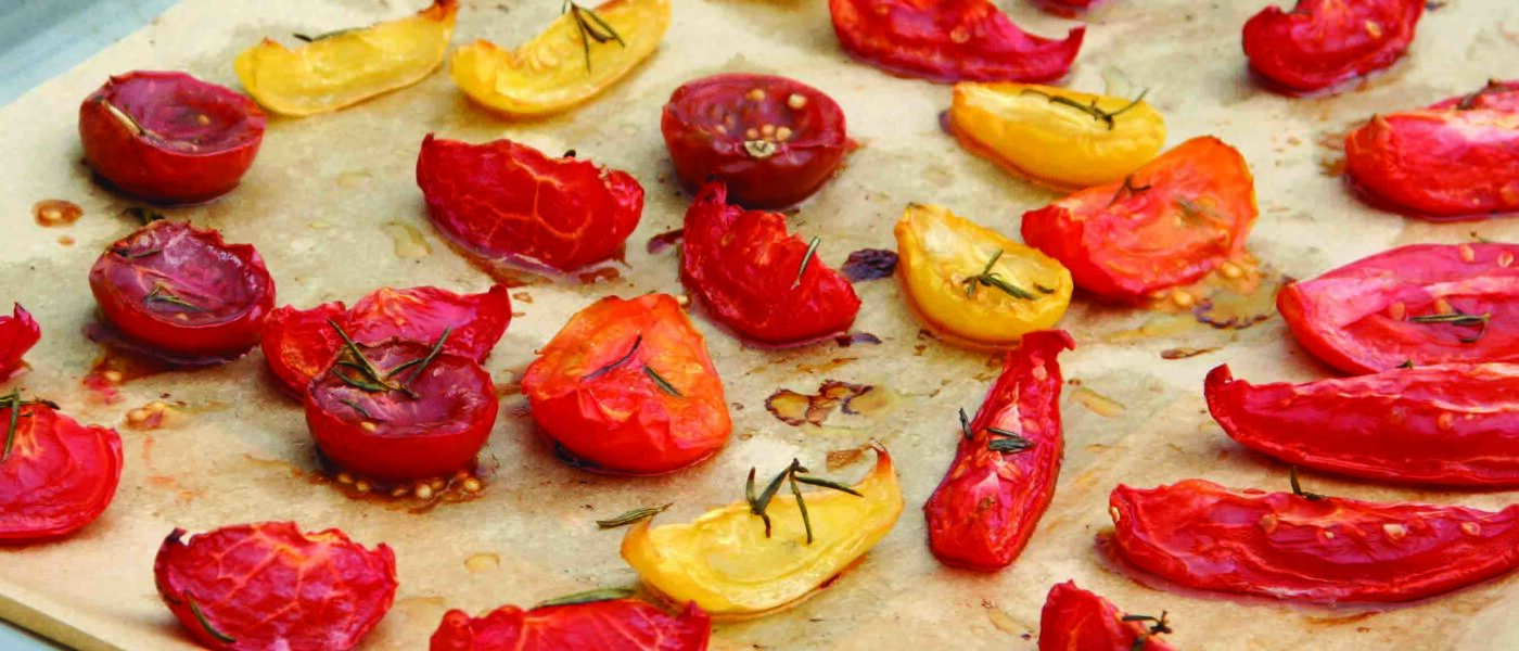 Sušenje plodov paradižnika