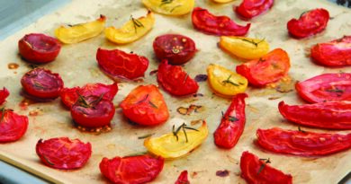 Sušenje plodov paradižnika