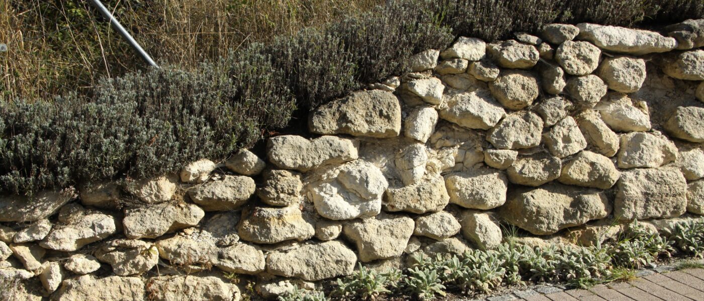 Kamnito obzidje v brežino