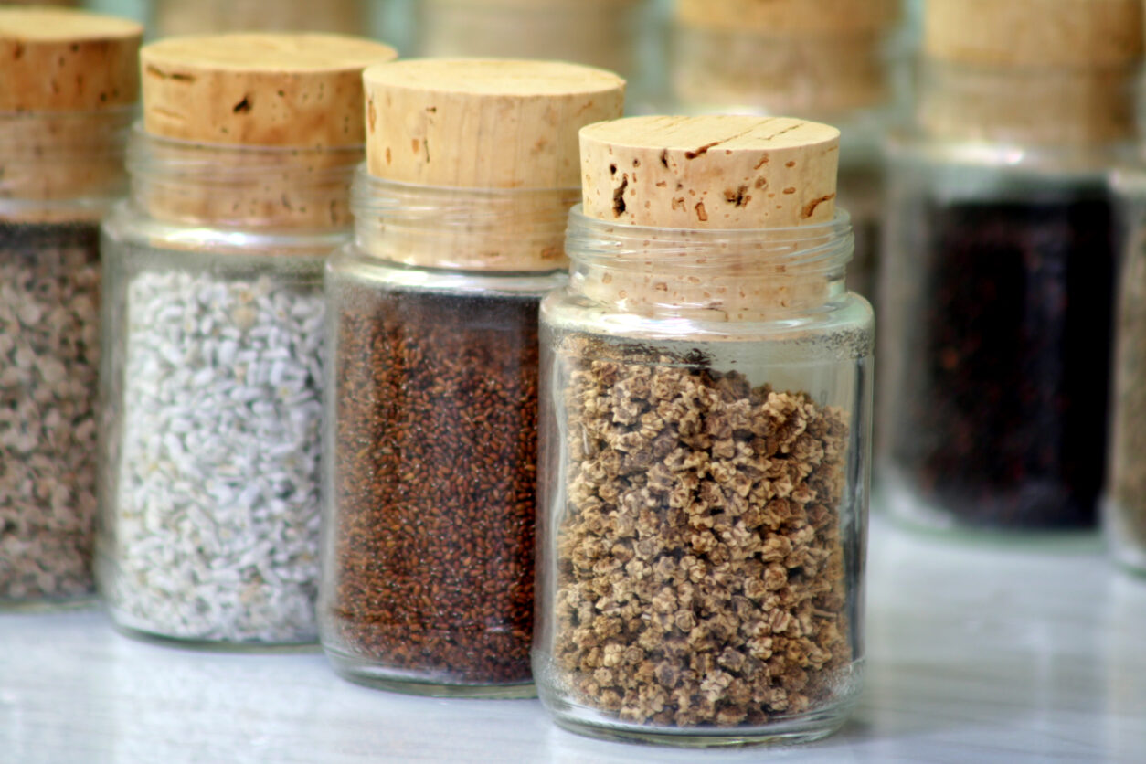 Semena hranimo v steklenih kozarčkih, papirnatih vrečkah ali platnenih vrečkah