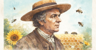 Portret Antona Janše v profilu