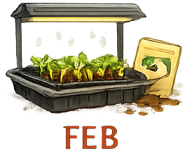 februar koledar vrtnih opravil po mesecih