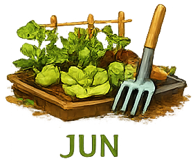 junij koledar vrtnih opravil po mesecih