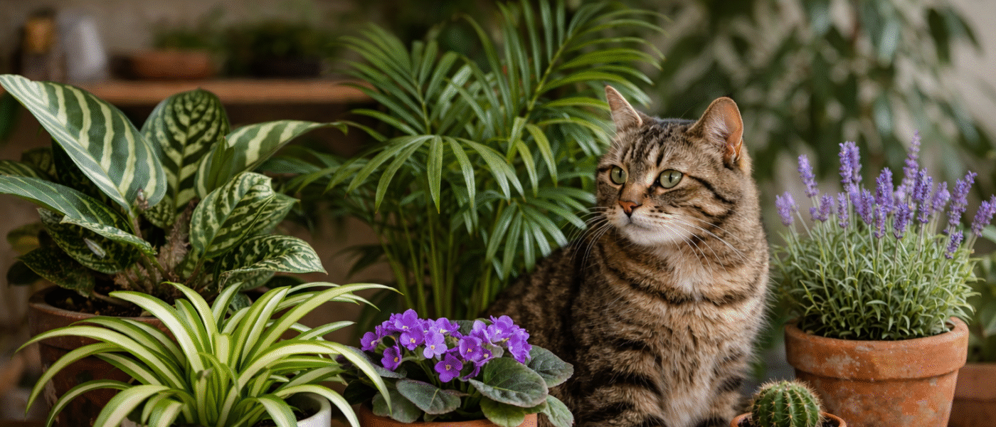 Mačkam prijazne sobne rastline