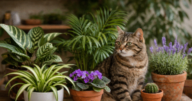 Mačkam prijazne sobne rastline
