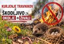 Kurjenje travnikov je škodljivo za okolje in živali