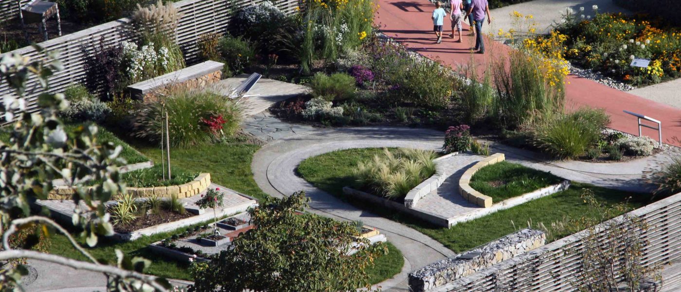 Razstavni vrtovi v Tullnu združujejo različne sloge zasaditev