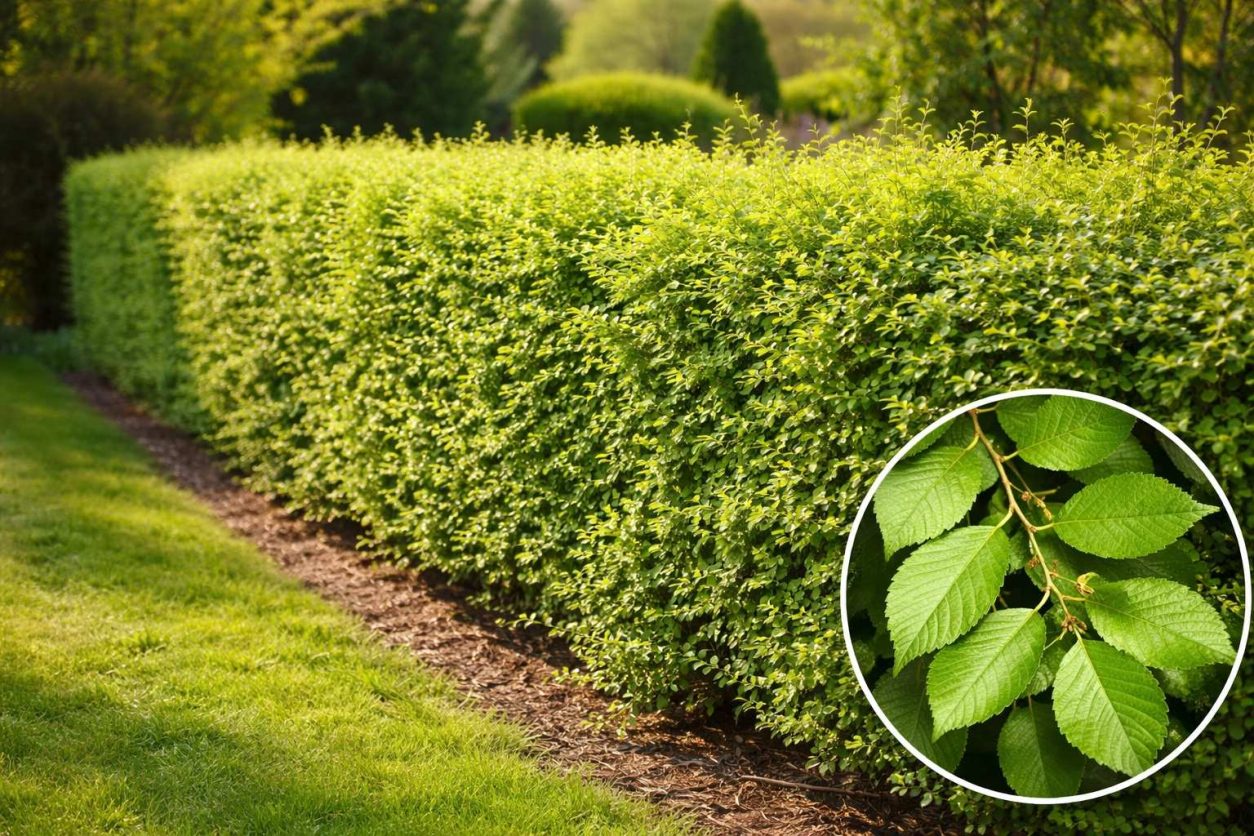Sibirski brest ‘Celer’ hitro tvori gosto, zeleno steno