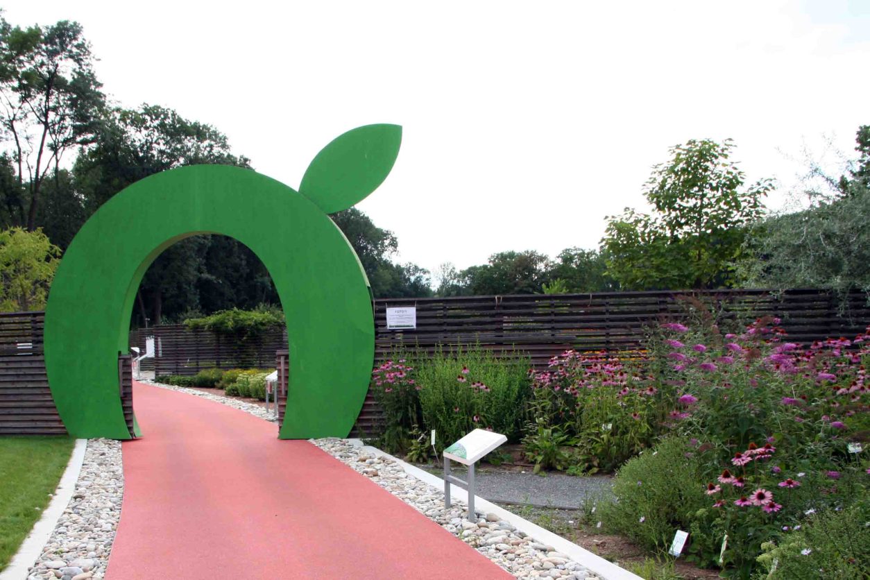 Vhod v kompleks vrtov v Tullnu