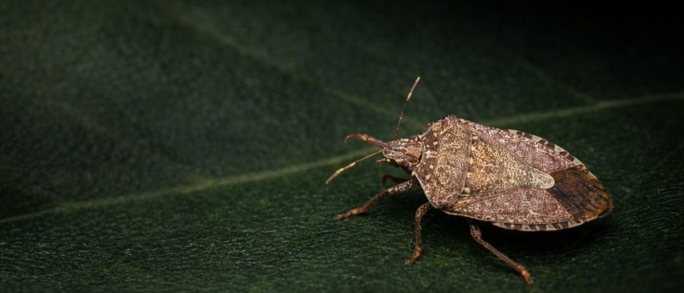 Smrdljivec na zelenem listu