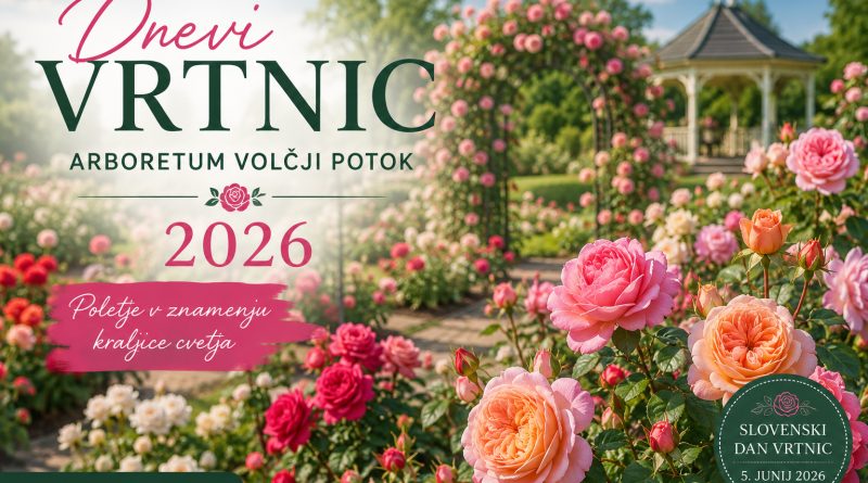 Poletje v znamenju kraljice cvetja - arboretum Volčji potok