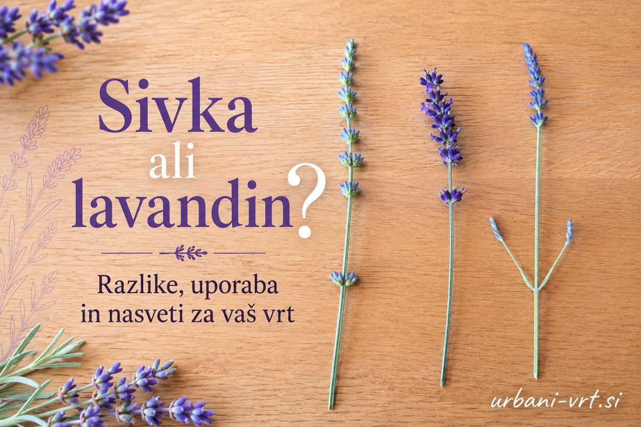 Primerjava prave sivke (Lavandula angustifolia) in lavandina