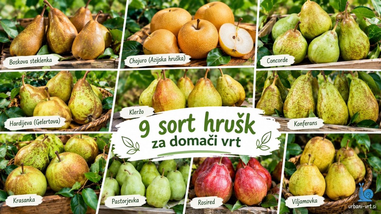 9 sort hrušk za domači vrt