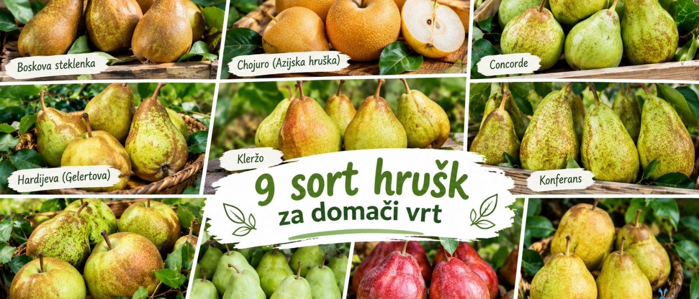 9 sort hrušk za domači vrt