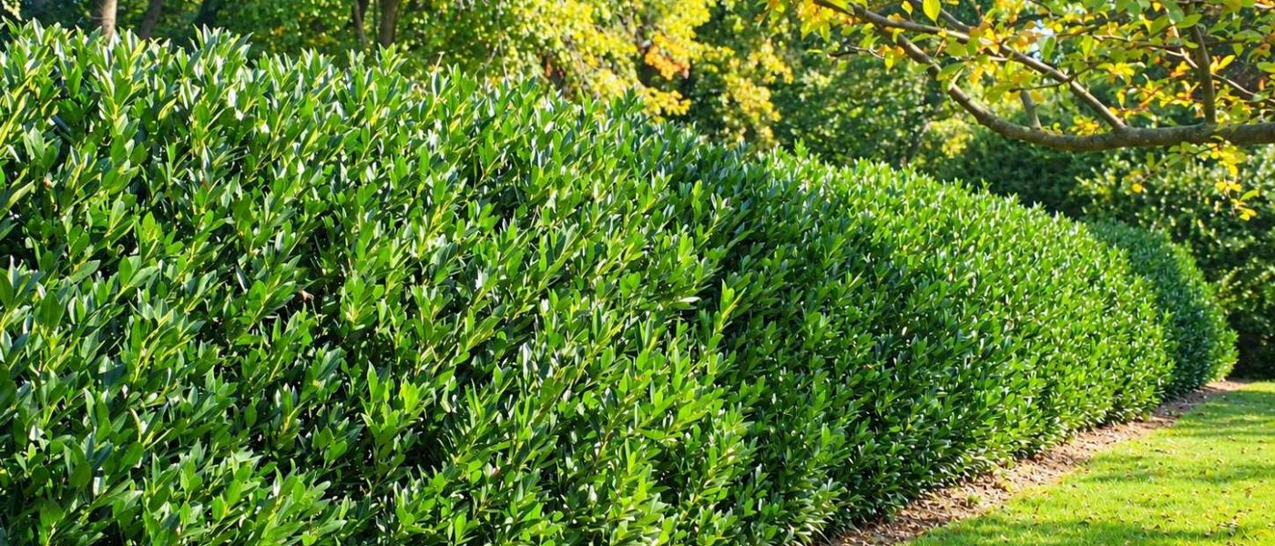 Živa meja iz lovorikovca ‘Otto Luyken’ (Prunus laurocerasus)